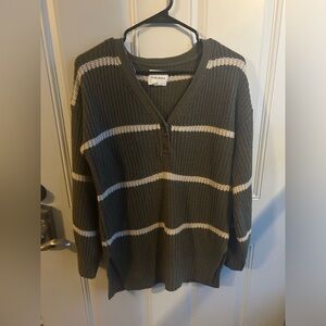 Pink rose knit sweater